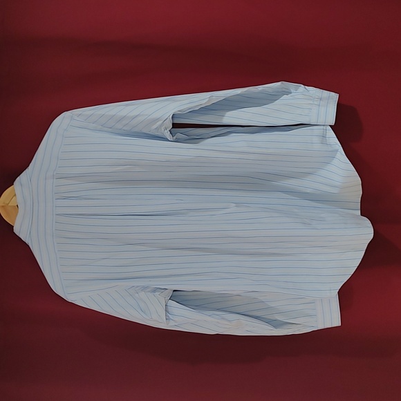 Ralph Lauren Classic Fit Blue, Yellow, & White Striped Sz 16; 34/35 - Picture 7 of 8